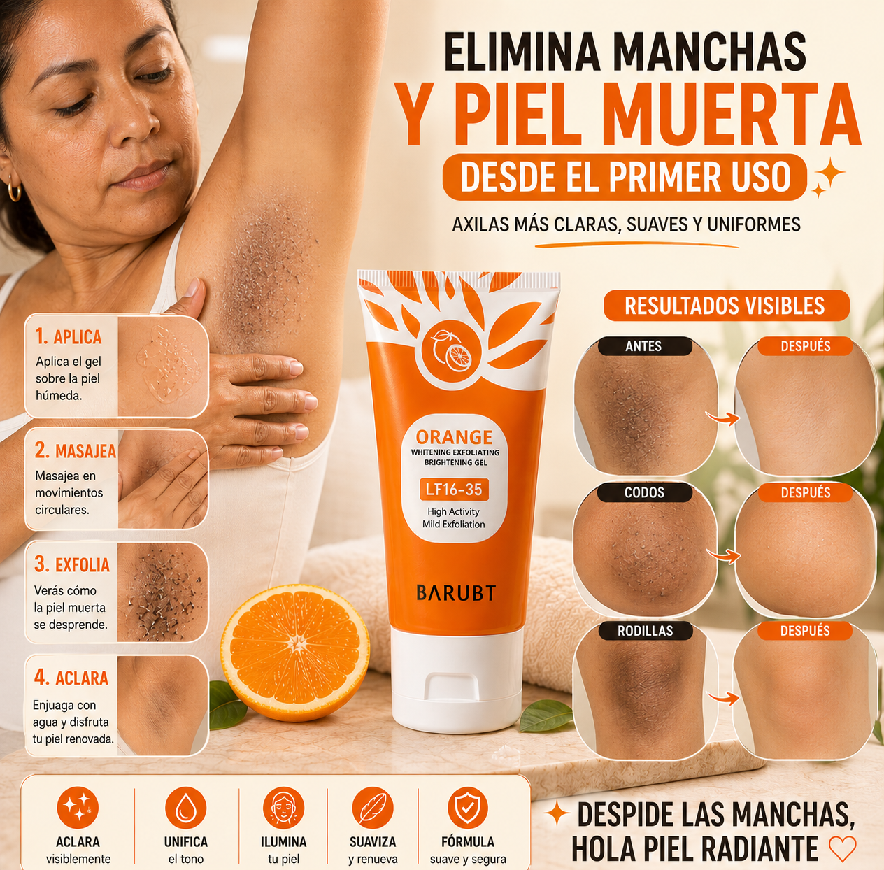 Exfoliante Orange Aclarador