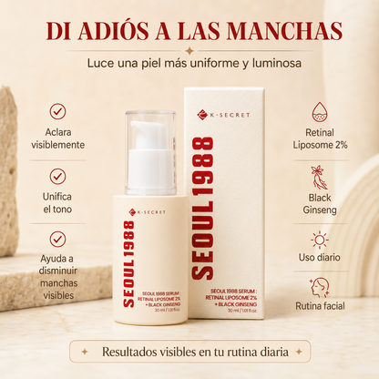 SERUM DE RETINOL ACLARADOR | SEOUL