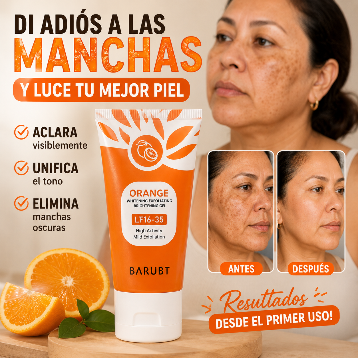 Exfoliante Orange Aclarador
